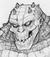 killer croc sketch