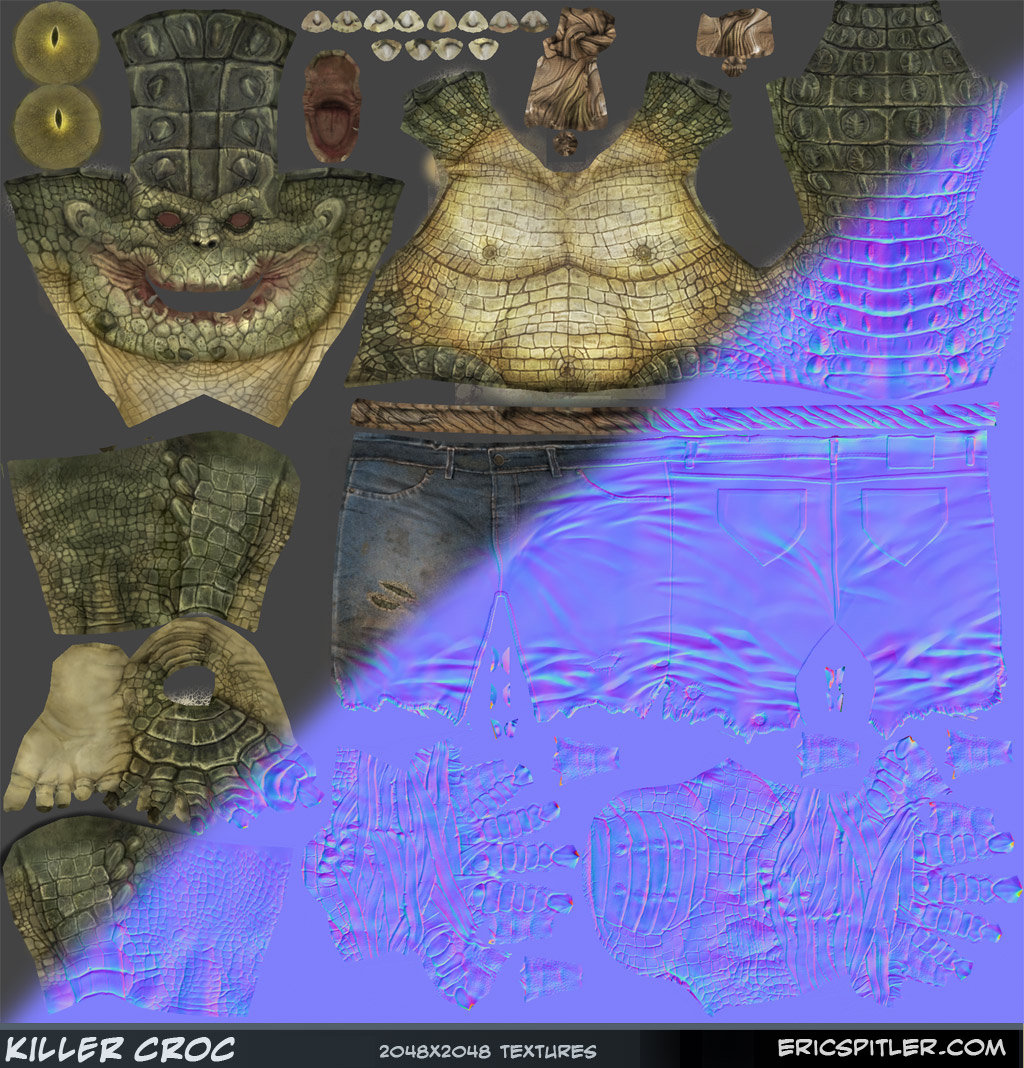 killer croc texture
